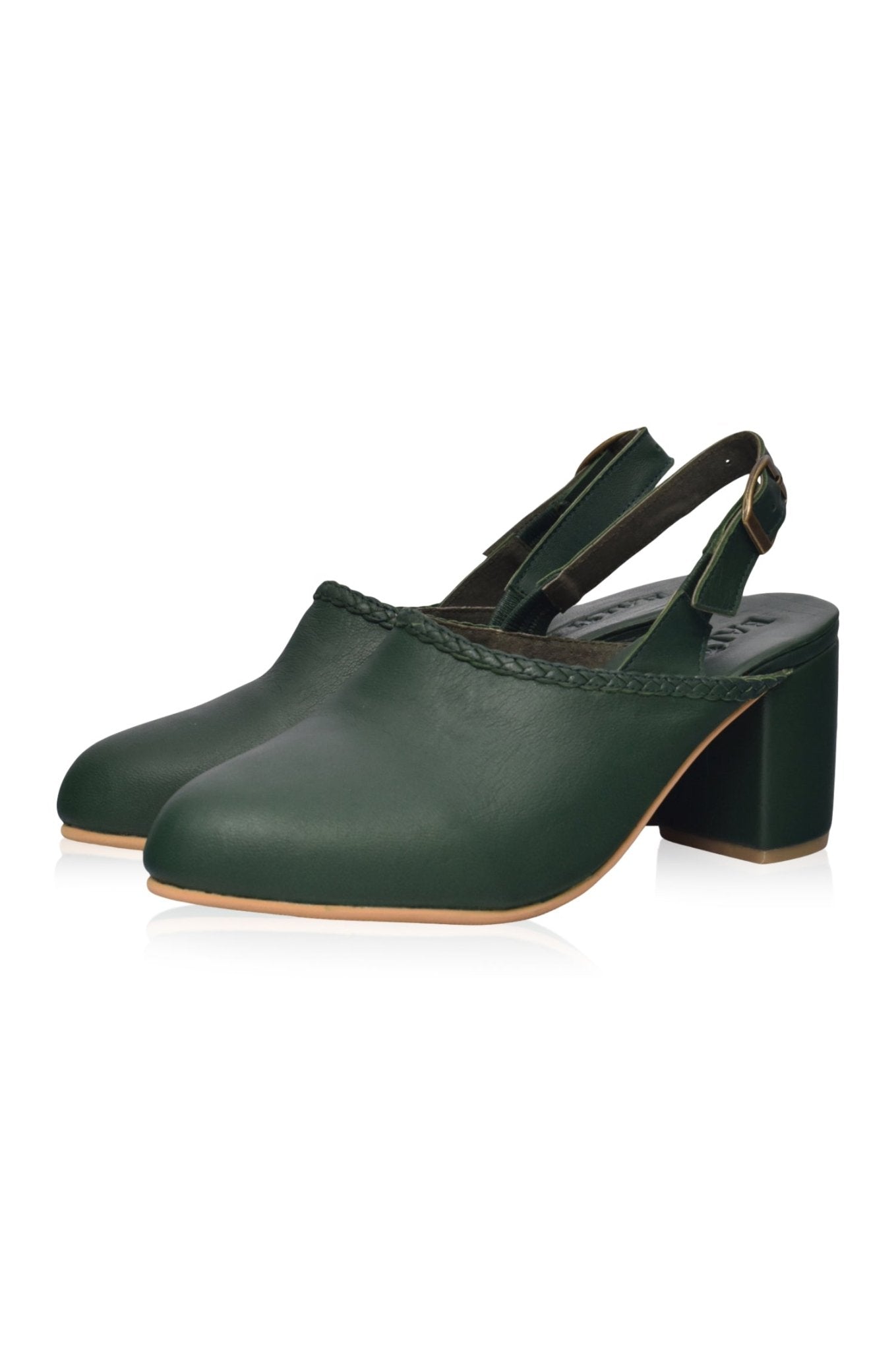 Savage Leather Slingback Heels - JM Suppliers International