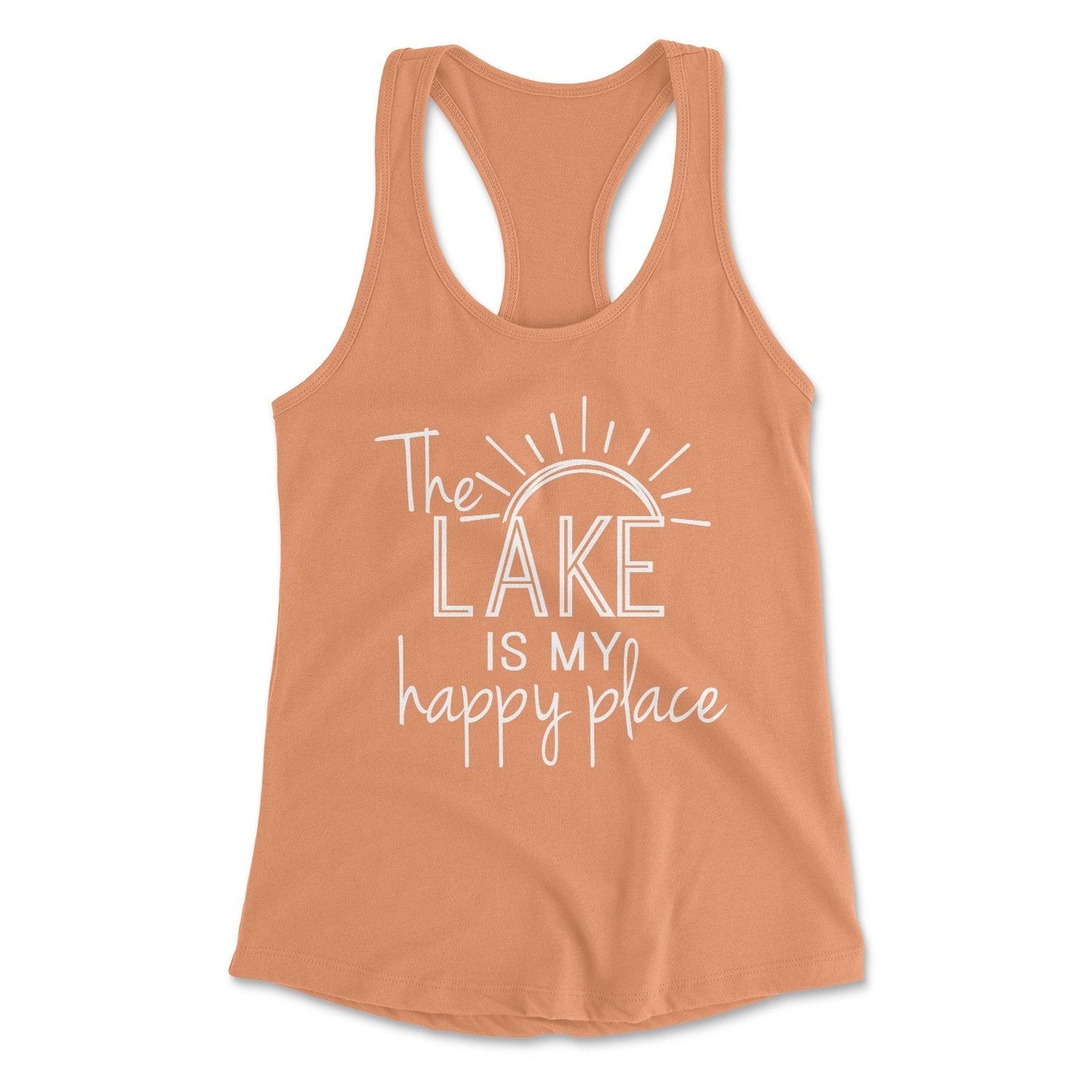 The Lake Is My Happy Place Tank - JM Suppliers International