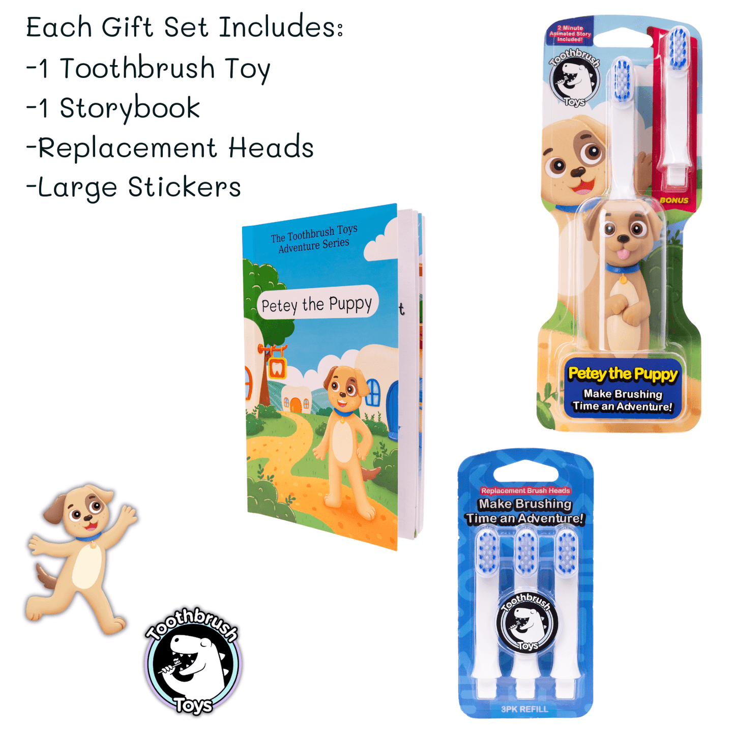 Toothbrush Toys Gift Set for Kids - JM Suppliers International