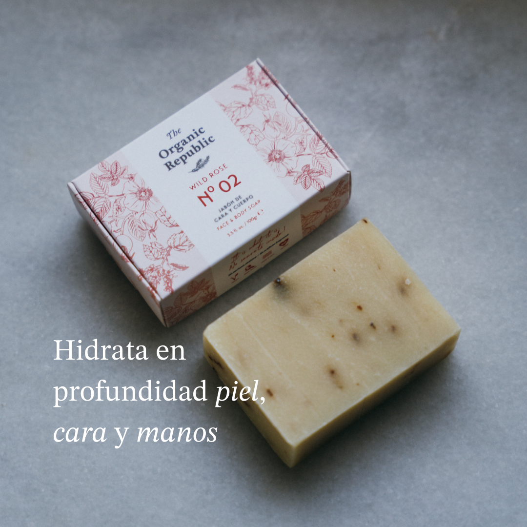 Jabón sólido hidratante Rosa Mosqueta-1
