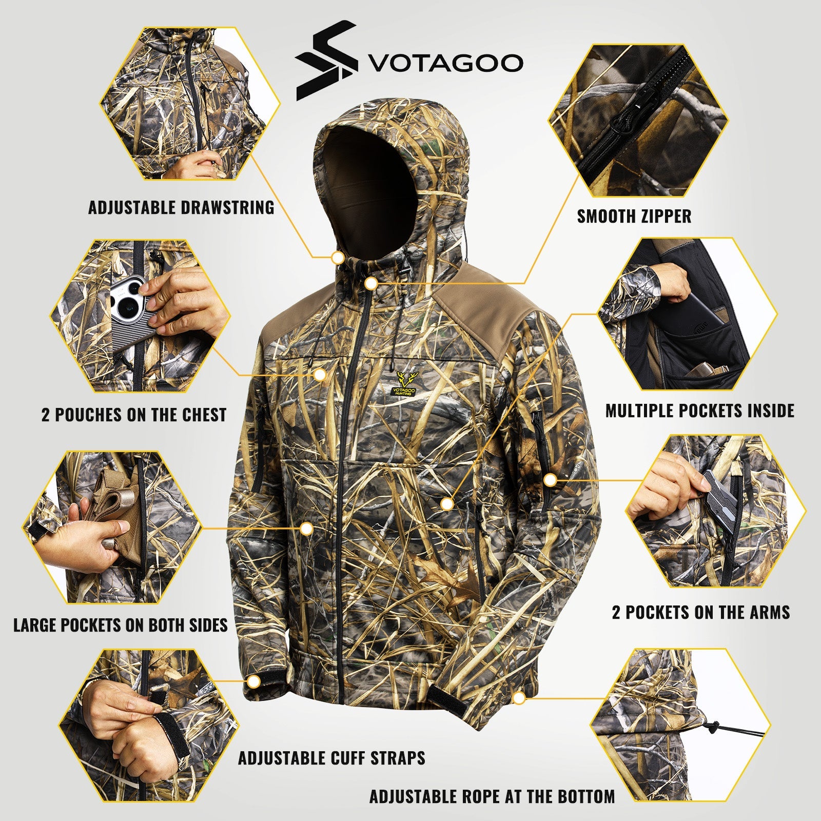 VOTAGOO® Quiet Hunting Suit-3
