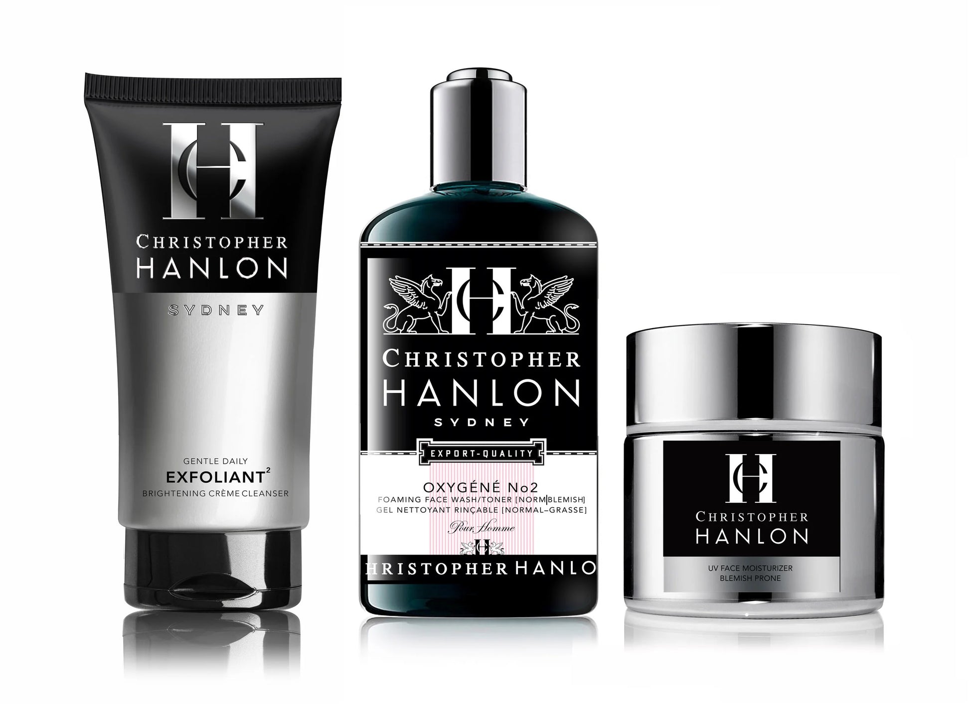 3-Step SKINCARE SYSTEM | MEN | Norm - Oily + Blemish Prone-2