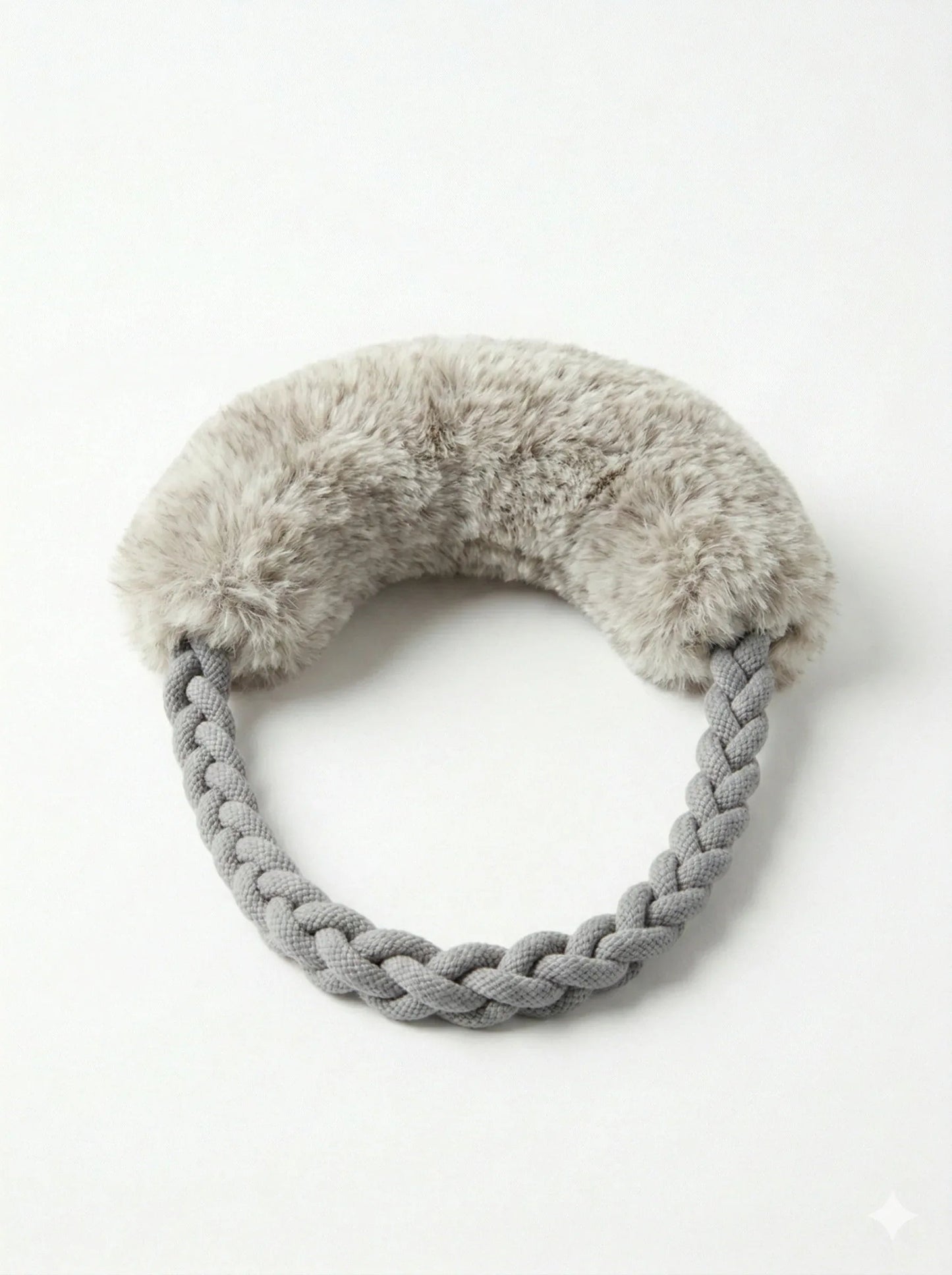 Wool Loop Tug Toy - Grey-1