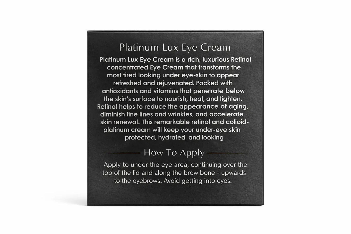 Platinum Lux Eye Cream-4