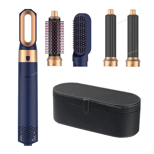5-in-1 Professional Hair Styler and Dryer Hot Air Styler Comb