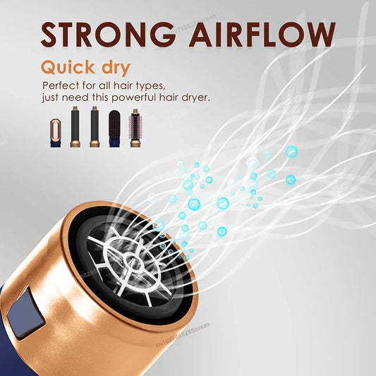 5-in-1 Professional Hair Styler and Dryer Hot Air Styler Comb