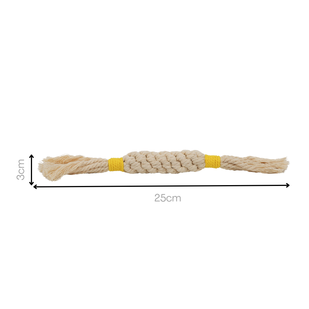 Rainbow Candy Macrame Rope Pet Toy