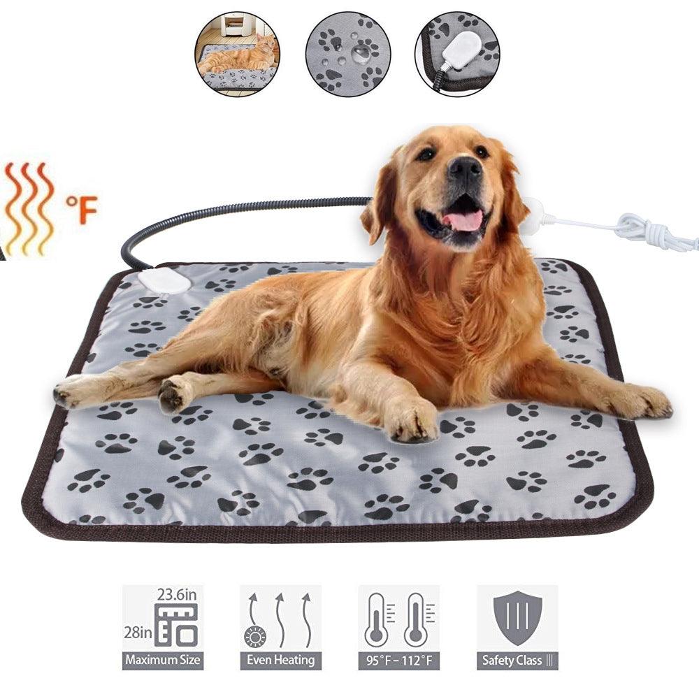 Electric Pet Heating Pad — Waterproof & Chew-Resistant
