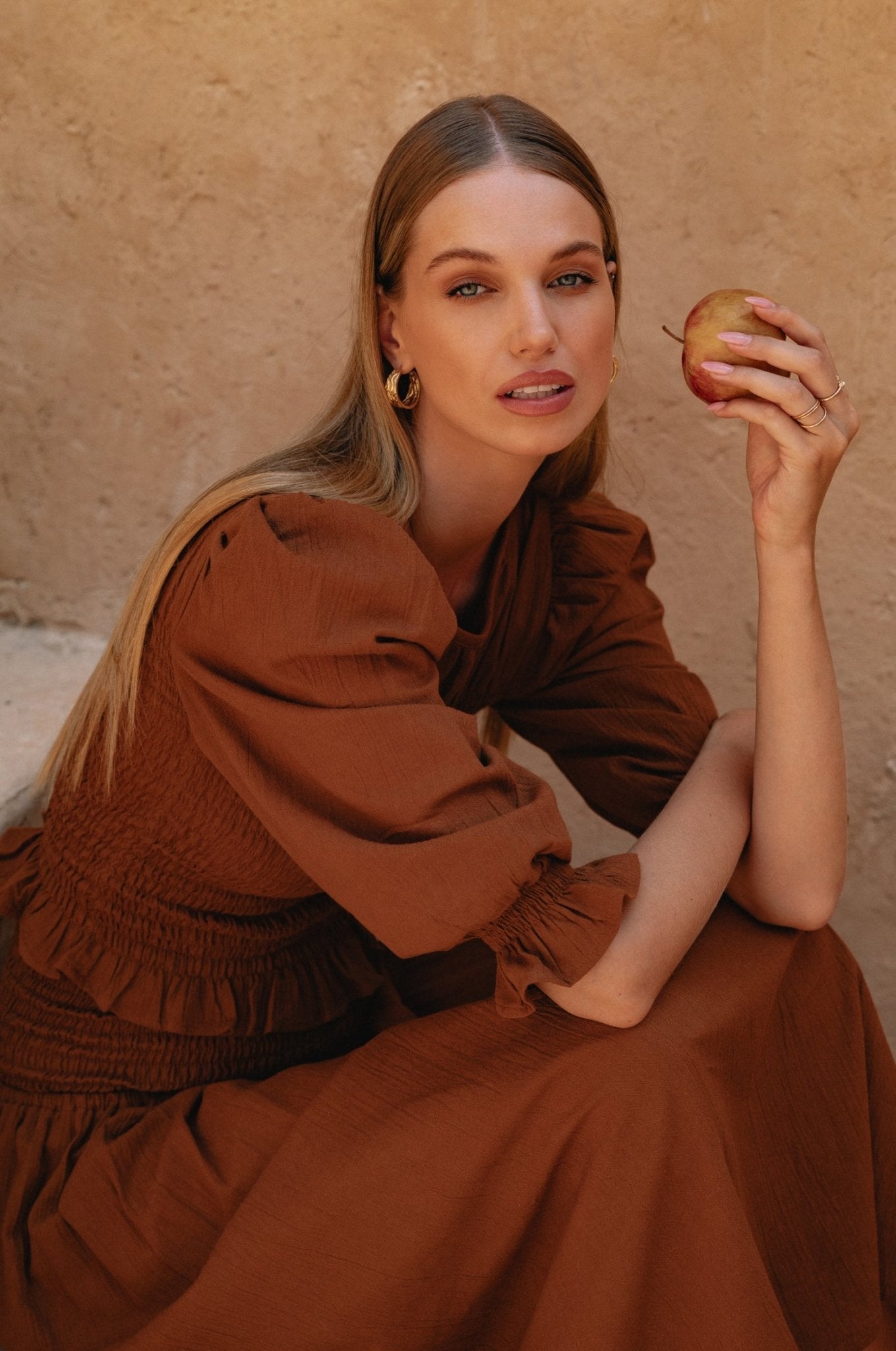 Jaffa Smocked Linen Top - JM Suppliers International