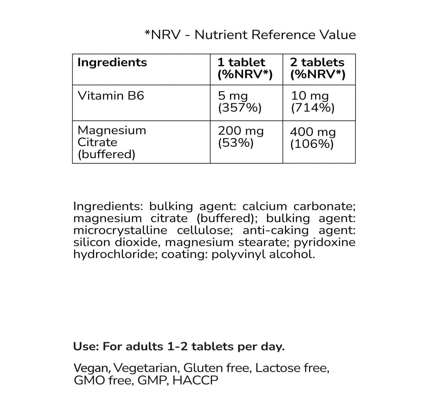 Magnesium & Vitamin B6 - JM Suppliers International