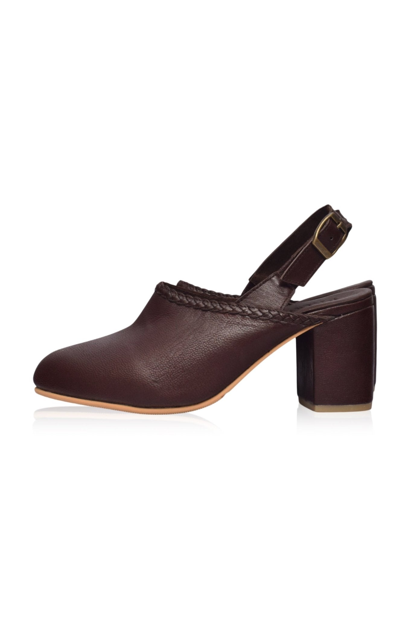 Savage Leather Slingback Heels - JM Suppliers International