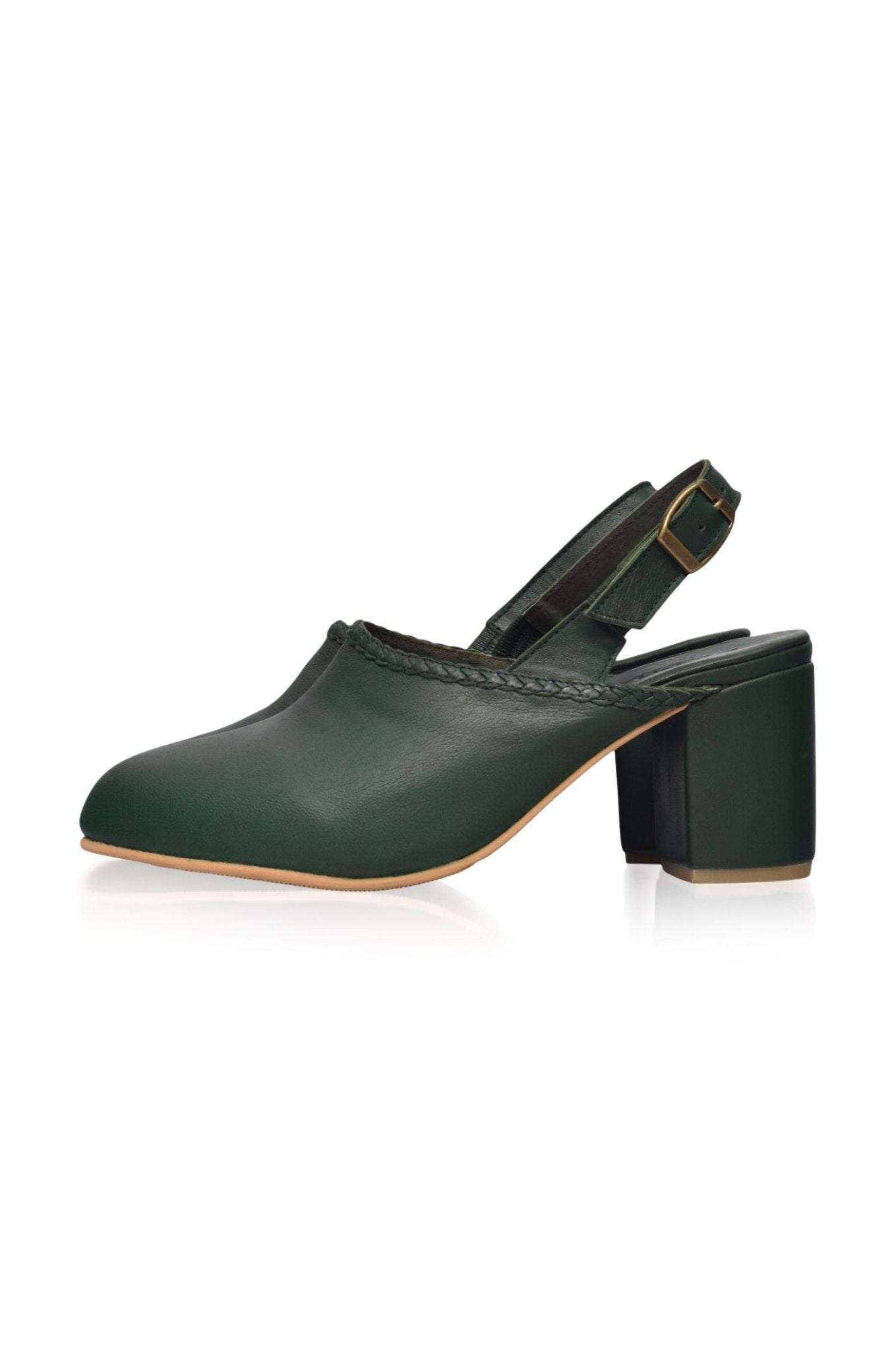 Savage Leather Slingback Heels - JM Suppliers International