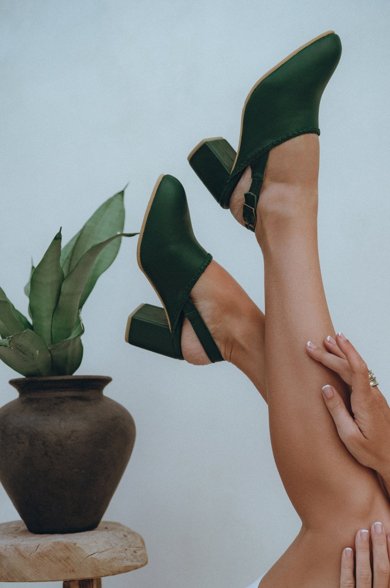 Savage Leather Slingback Heels - JM Suppliers International
