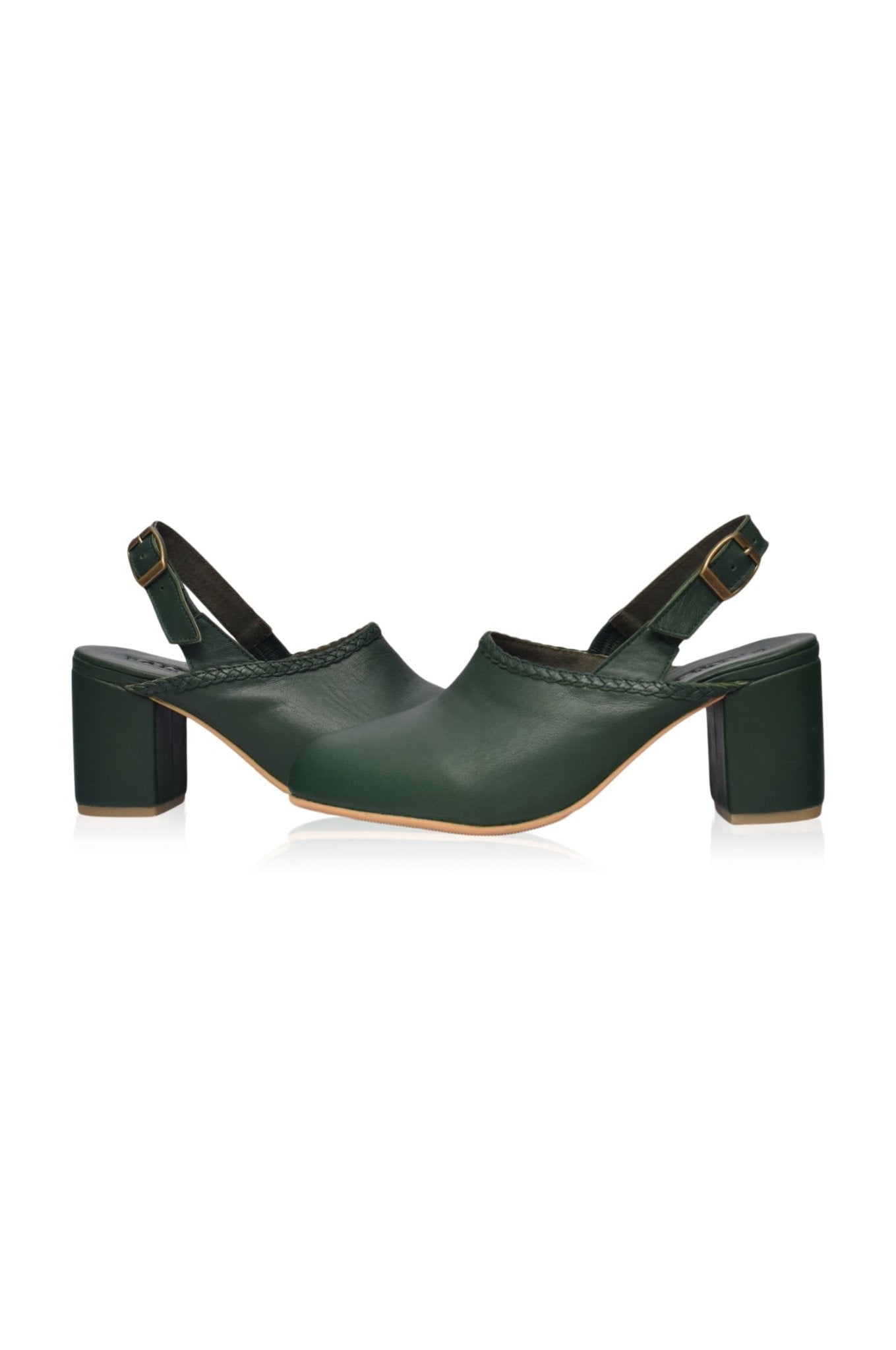 Savage Leather Slingback Heels - JM Suppliers International