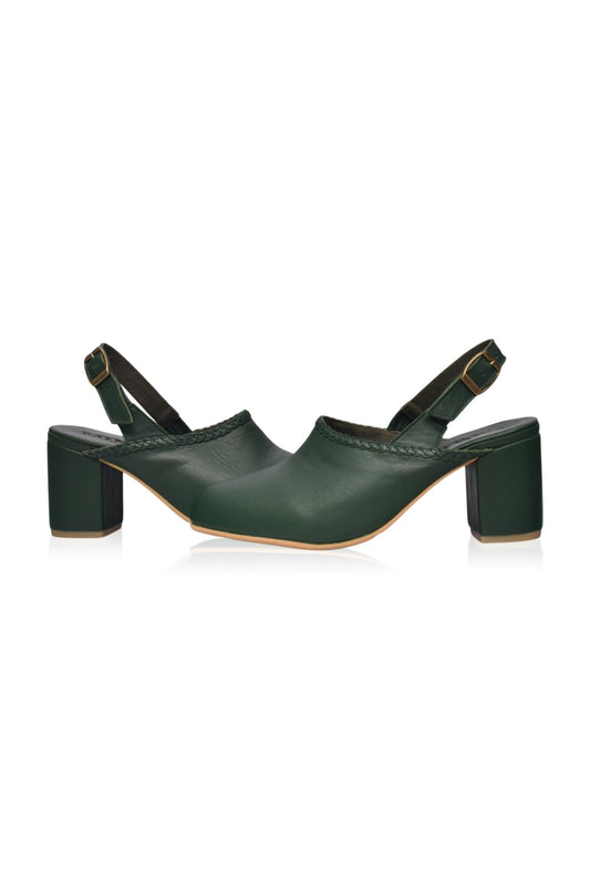 Savage Leather Slingback Heels - JM Suppliers International