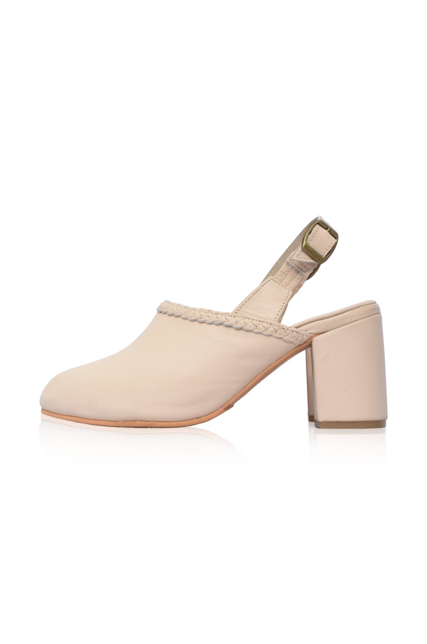 Savage Leather Slingback Heels - JM Suppliers International