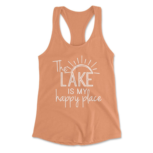 The Lake Is My Happy Place Tank - JM Suppliers International