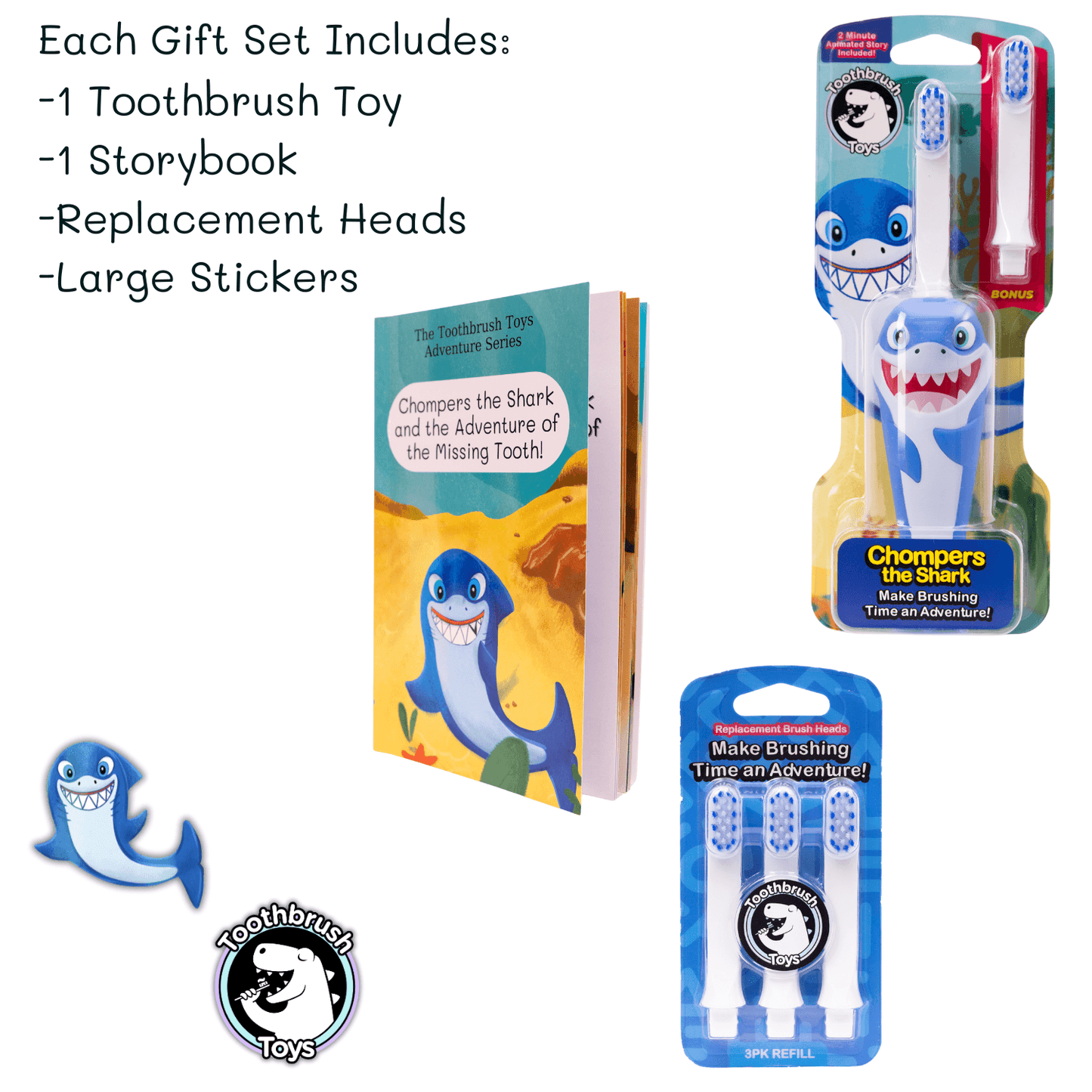 Toothbrush Toys Gift Set for Kids - JM Suppliers International