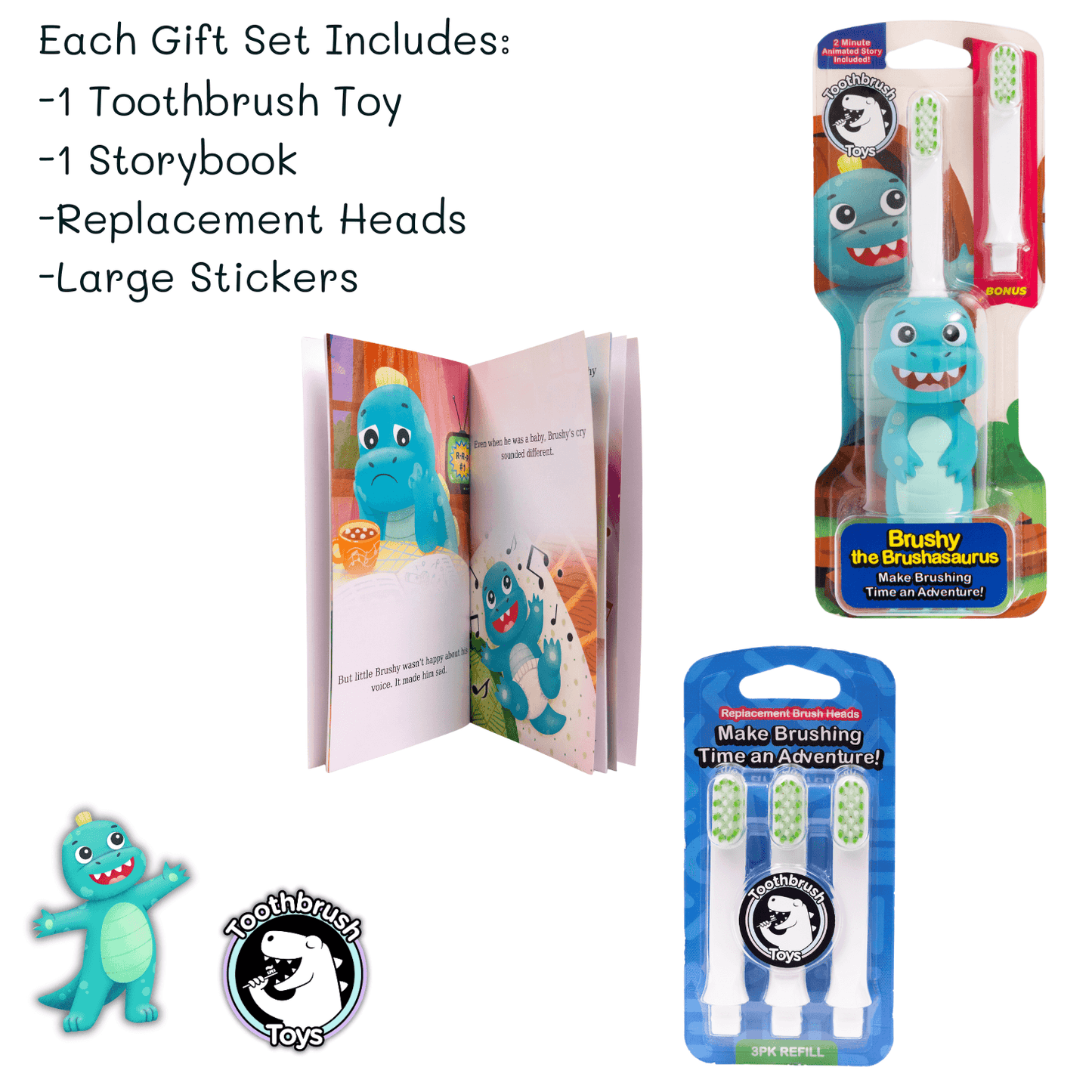 Toothbrush Toys Gift Set for Kids - JM Suppliers International