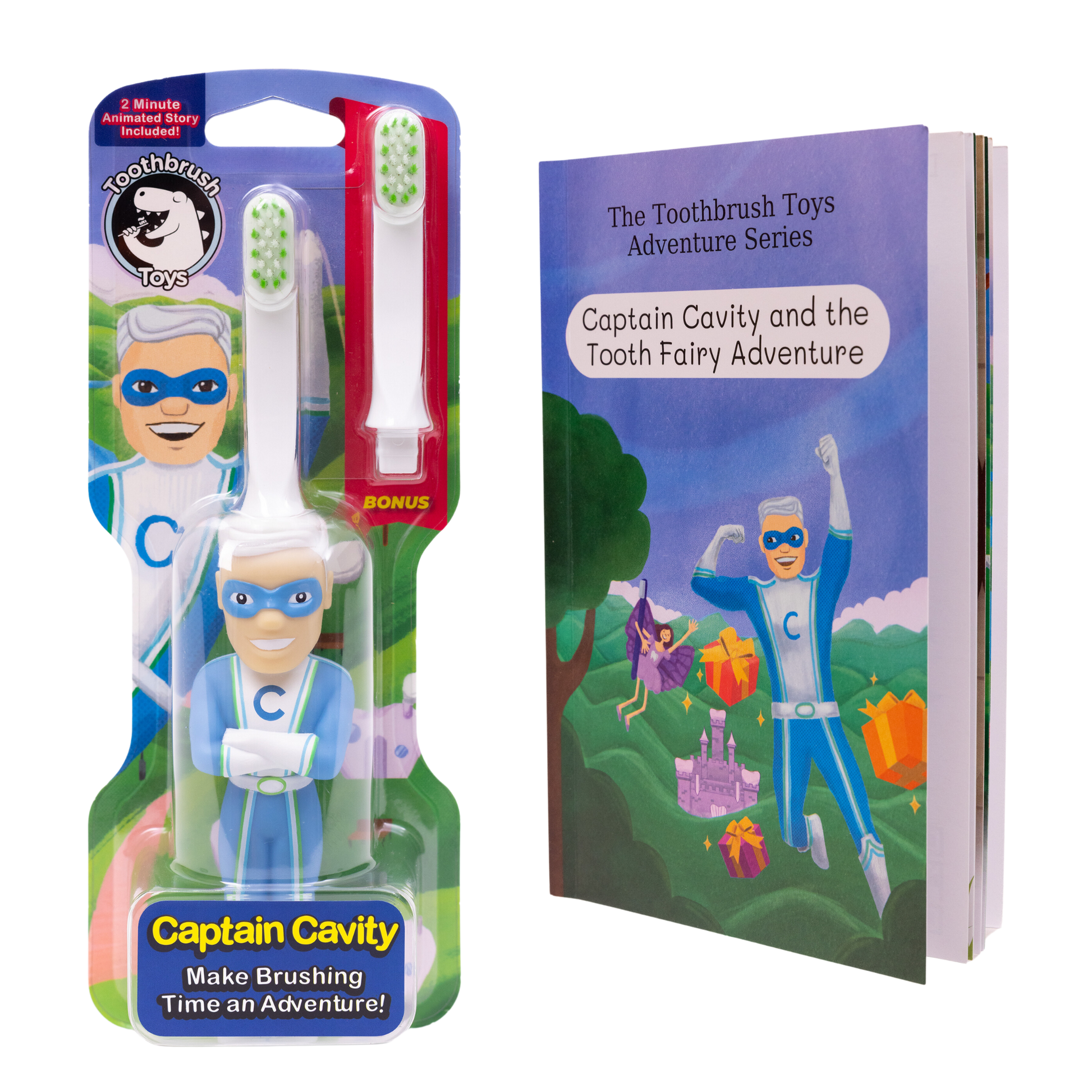 Toothbrush Toys Kids Character Toothbrush Bundle with Storybook - JM Suppliers International